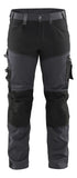 Blaklader Werkbroeken 17991860 stretch midden grijs-zwart(9699)