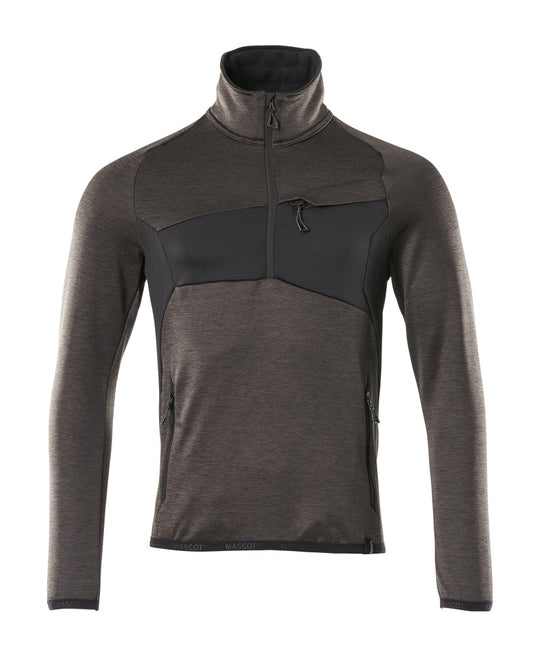 Mascot Accelerate Zipsweaters 18003-316 donker antracietgrijs-zwart(1809)