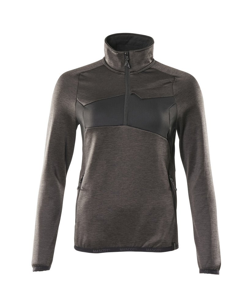Mascot Accelerate Zipsweaters 18053-316 donker antracietgrijs-zwart(1809)