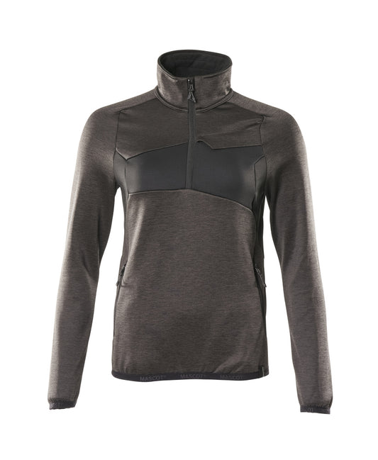 Mascot Accelerate Zipsweaters 18053-316 donker antracietgrijs-zwart(1809)