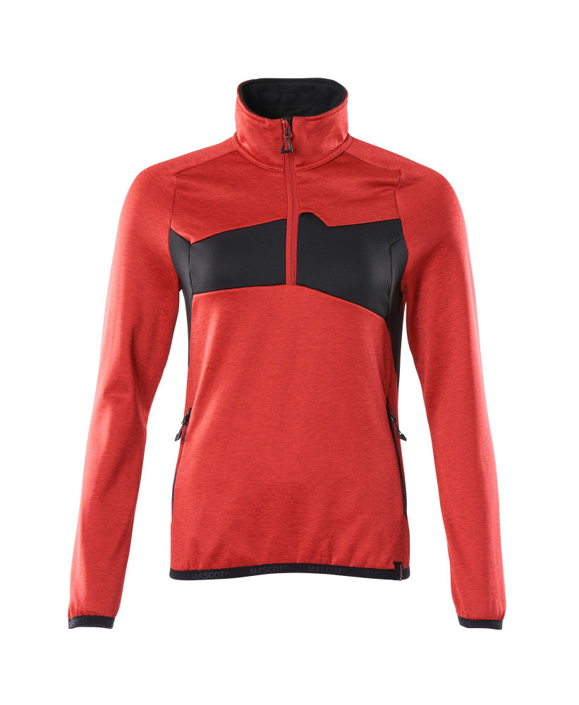 Mascot Accelerate Zipsweaters 18053-316 signaalrood-zwart(20209)