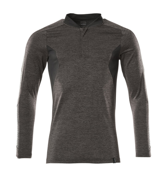 Mascot Accelerate Polosweaters 18081-810 donker antracietgrijs-melêe zwart(1809)