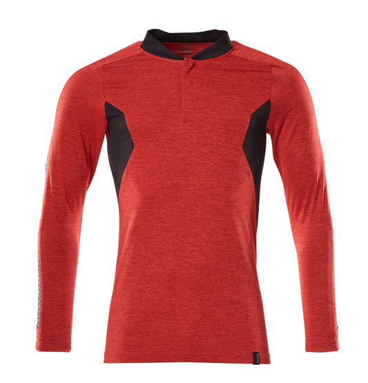 Mascot Accelerate Polosweaters 18081-810 signaalrood-melêe zwart(20209)