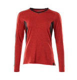 Mascot Accelerate Shirts 18091-810 signaalrood-melêe zwart(20209)