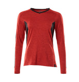 Mascot Accelerate Shirts 18091-810 signaalrood-melêe zwart(20209)