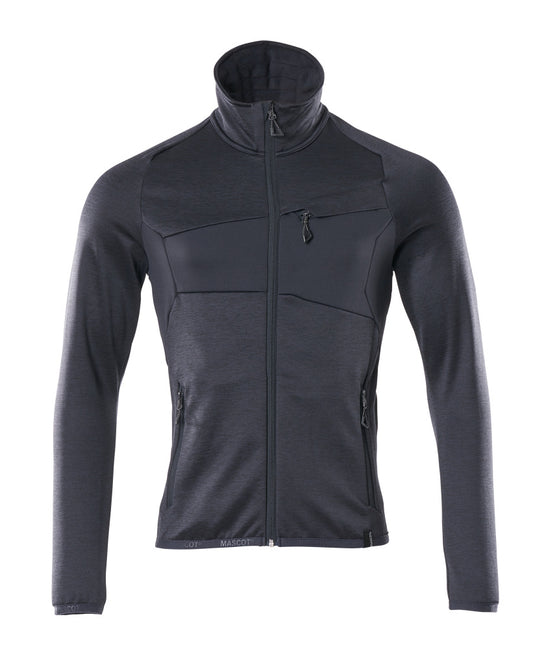 Mascot Accelerate Fleecetrui 18103-316 met rits donker marineblauw(010)