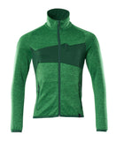 Mascot Accelerate Fleecetrui 18103-316 met rits helder groen-groen(33303)