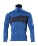 Mascot Accelerate Gebreide trui 18105-951 met rits helder blauw-donker marineblauw(91010)