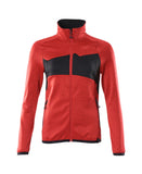 Mascot Accelerate Fleecejas 18153-316 met rits signaalrood-zwart(20209)