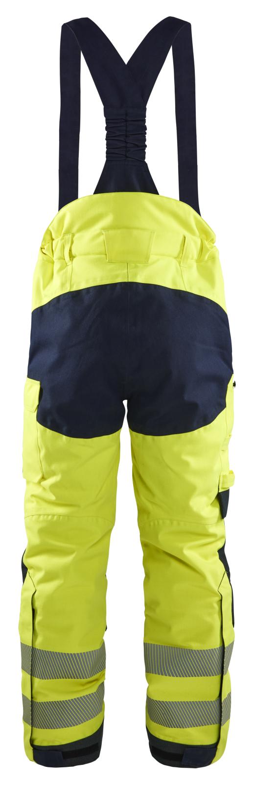 Blaklader Werkbroeken 18171534 fluo geel-marineblauw(3389)