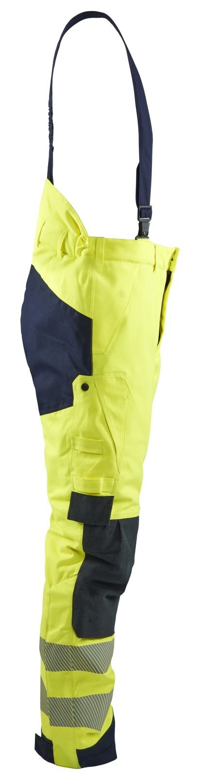 Blaklader Werkbroeken 18171534 fluo geel-marineblauw(3389)