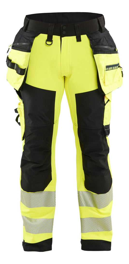 Blaklader Werkbroeken 18202513 HiVis fluo geel-zwart(3399)