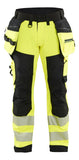 Blaklader Werkbroeken 18202513 HiVis fluo geel-zwart(3399)