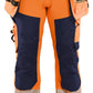 Blaklader Werkbroeken 18202513 HiVis fluo oranje-marineblauw(5389)