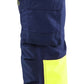 Blaklader Werkbroeken 18212513 HiVis marineblauw-fluo geel(8933)