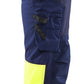 Blaklader Werkbroeken 18212513 HiVis marineblauw-fluo geel(8933)