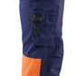 Blaklader Werkbroeken 18212513 HiVis marineblauw-oranje(8953)