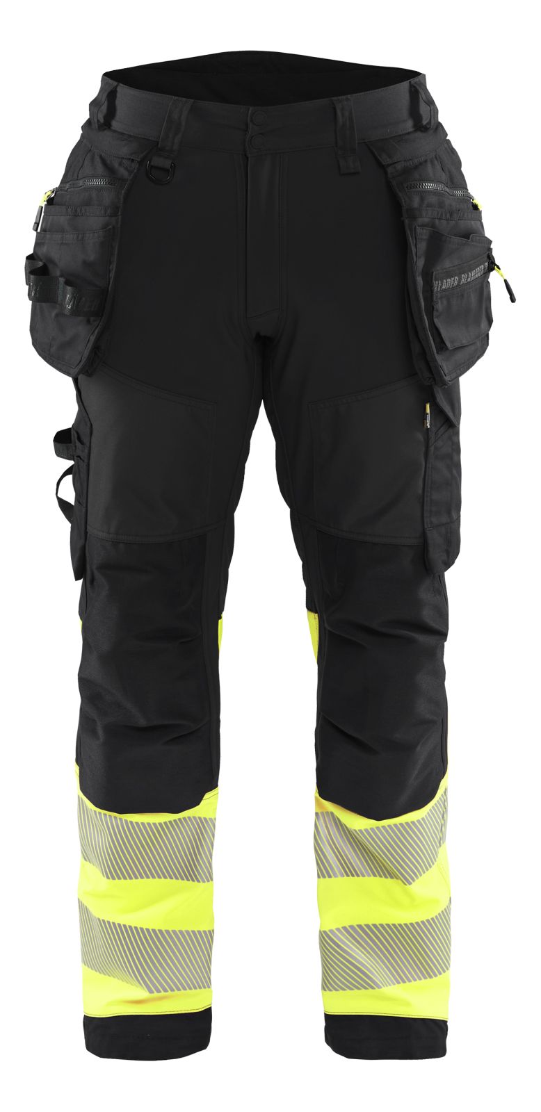 Blaklader Werkbroeken 18212513 HiVis zwart-fluo geel(9933)
