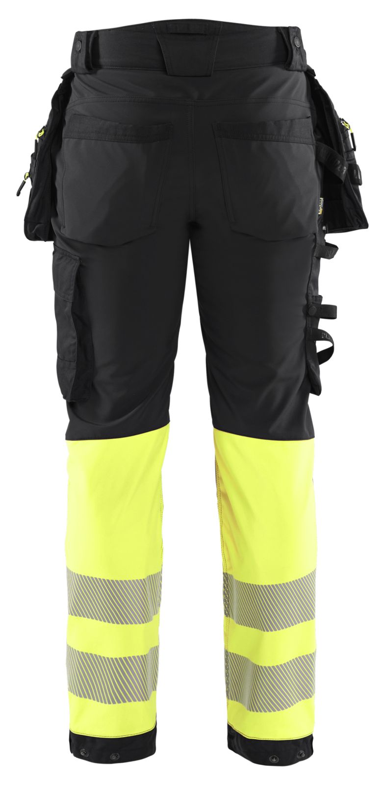 Blaklader Werkbroeken 18212513 HiVis zwart-fluo geel(9933)