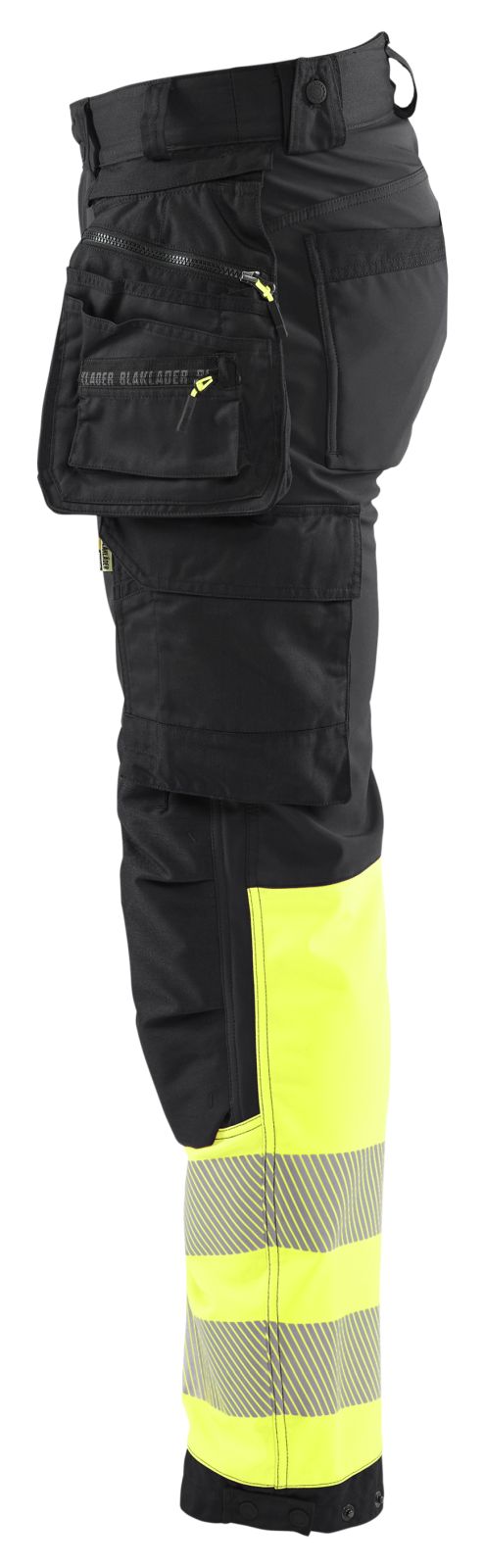 Blaklader Werkbroeken 18212513 HiVis zwart-fluo geel(9933)