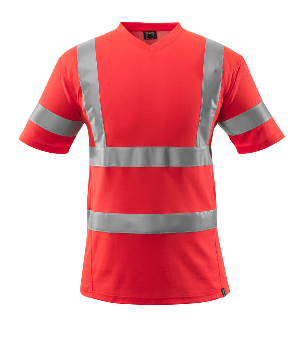 Mascot Safe Classic Shirts 18282-995 fluo rood(222)