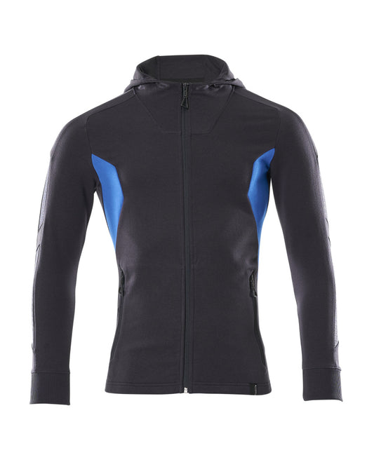 Mascot Accelerate Capuchontrui 18584-962 met rits donkermarineblauw-helder marineblauw(01091)