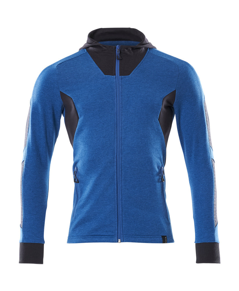 Mascot Accelerate Capuchontrui 18584-962 met rits helder blauw-donker marineblauw(91010)