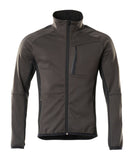 Mascot Unique Fleecetrui 18603-316 met rits donker antracietgrijs-zwart(1809)