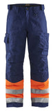 Blaklader Broeken 18621811 HiVis oranje-marineblauw(5389)