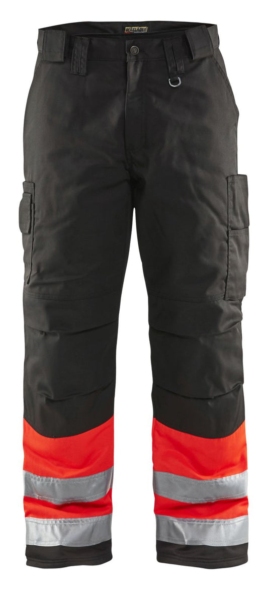 Blaklader Broeken 18621811 HiVis rood-zwart(5599)