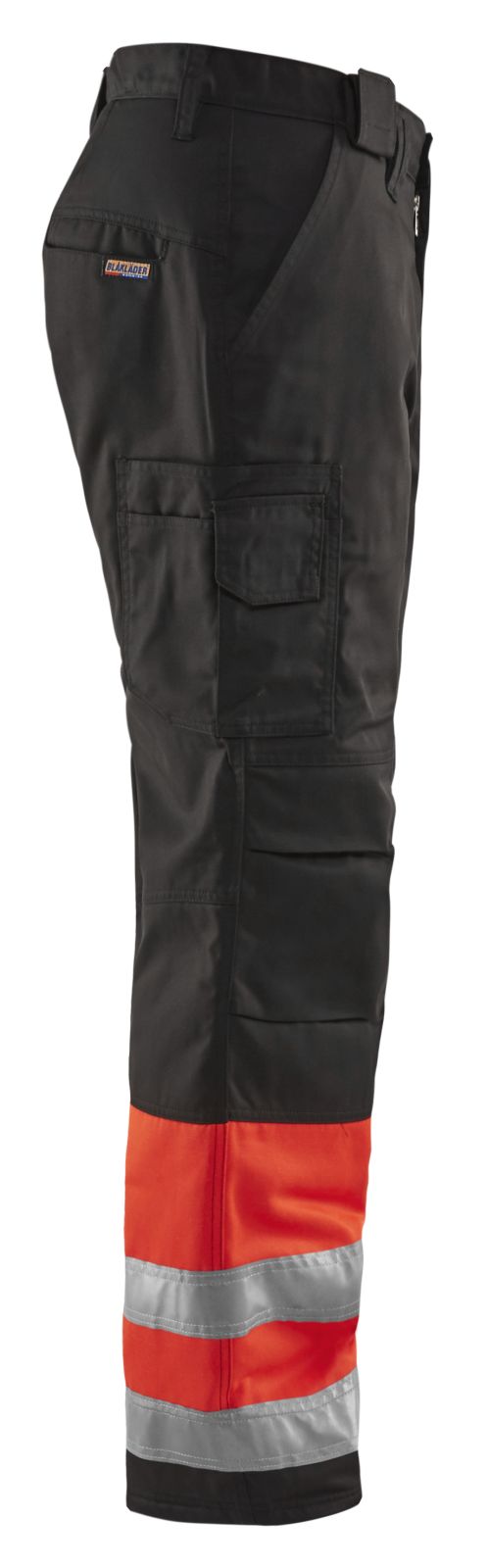 Blaklader Broeken 18621811 HiVis rood-zwart(5599)