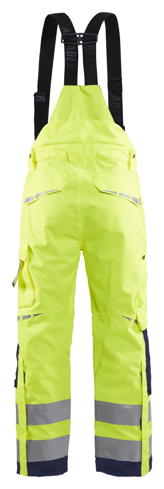 Blaklader Broeken 18671977 HiVis fluo geel-marineblauw(3389)