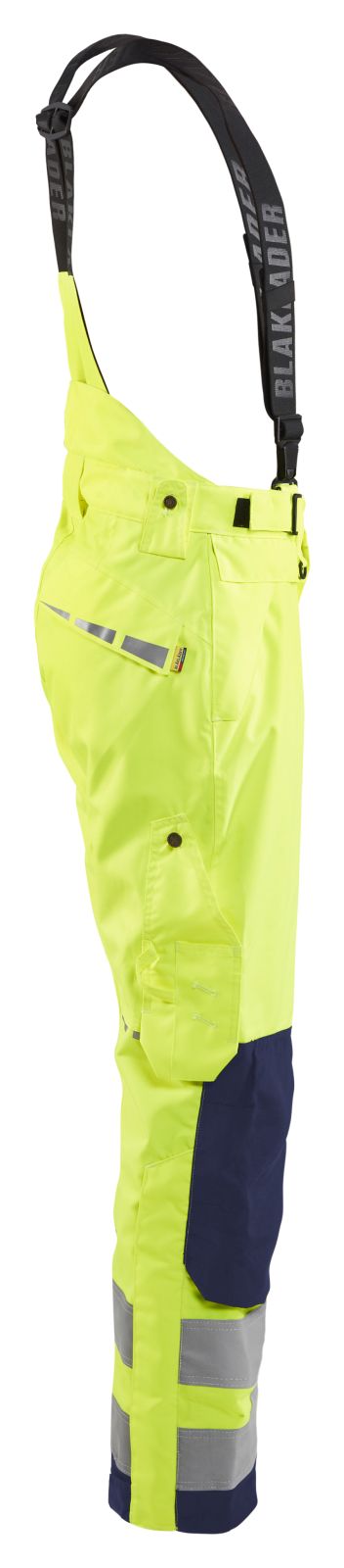 Blaklader Broeken 18671977 HiVis fluo geel-marineblauw(3389)