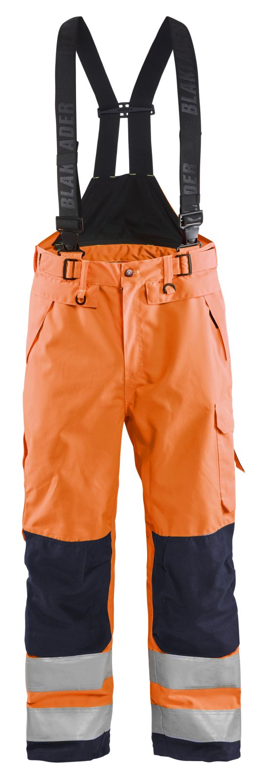 Blaklader Werkbroeken 18671977 fluo oranje-marineblauw(5389)