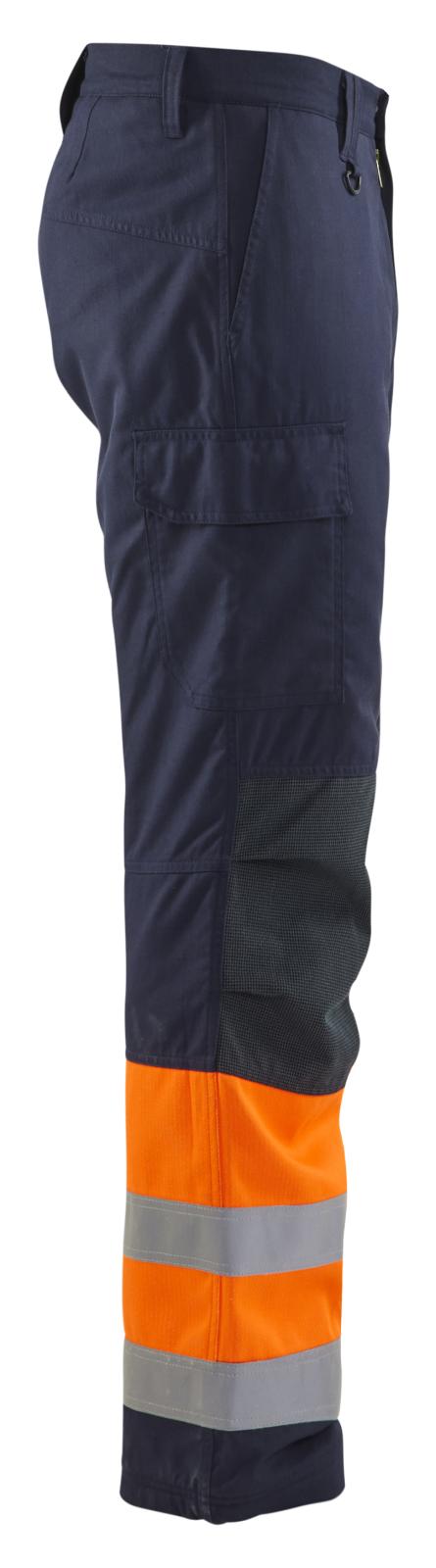 Blaklader Vlamvertragend Multinorm Werkbroeken 18691513 winter inherent vlamwerend HiVis marineblauw-oranje(8953)