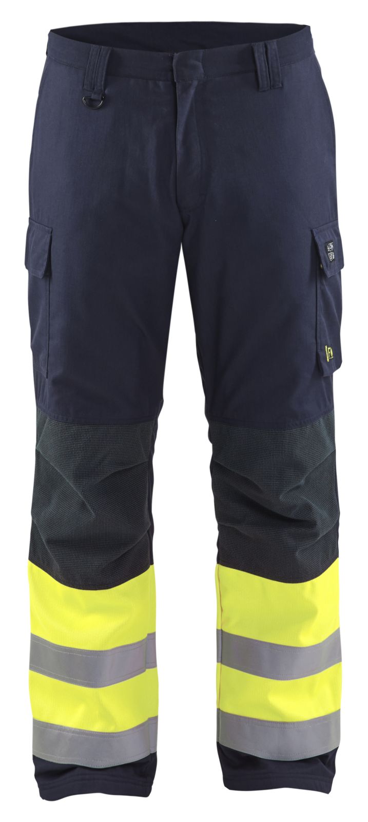 Blaklader Broeken 18691514 Multinorm marineblauw-geel(8933)