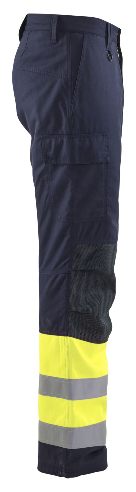 Blaklader Broeken 18691514 Multinorm marineblauw-geel(8933)