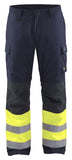 Blaklader Broeken 18691514 Multinorm marineblauw-geel(8933)