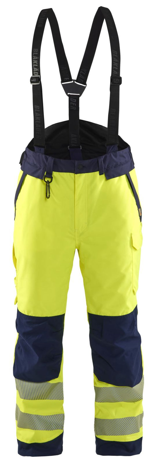 Blaklader Werkbroeken 18751977 HiVis waterdicht fluo geel-marineblauw(3389)