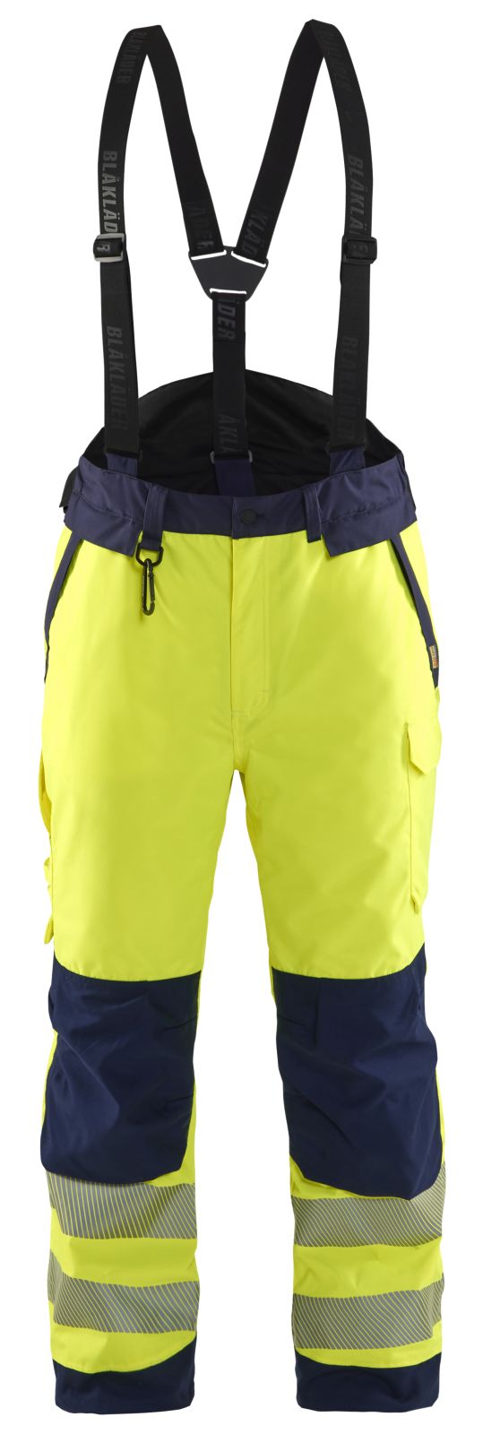 Blaklader Werkbroeken 18751977 HiVis waterdicht fluo geel-marineblauw(3389)