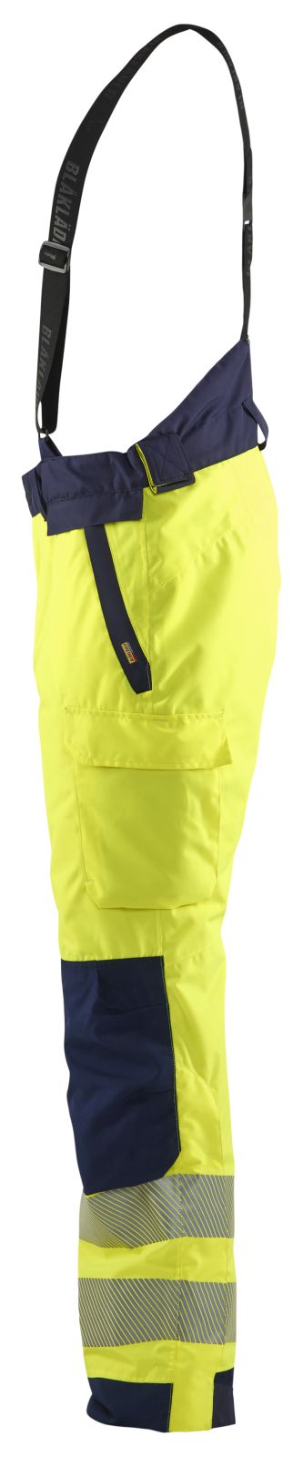 Blaklader Werkbroeken 18751977 HiVis waterdicht fluo geel-marineblauw(3389)