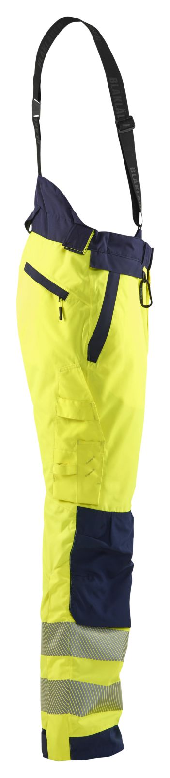 Blaklader Werkbroeken 18751977 HiVis waterdicht fluo geel-marineblauw(3389)