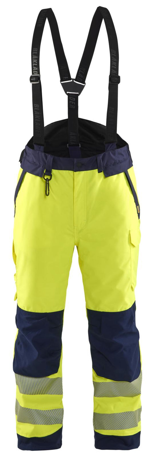 Blaklader Werkbroeken 18751977 HiVis waterdicht fluo geel-marineblauw(3389)