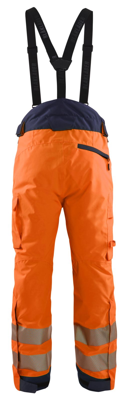 Blaklader Werkbroeken 18751977 HiVis waterdicht fluo oranje-marineblauw(5389)