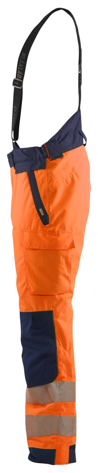 Blaklader Werkbroeken 18751977 HiVis waterdicht fluo oranje-marineblauw(5389)