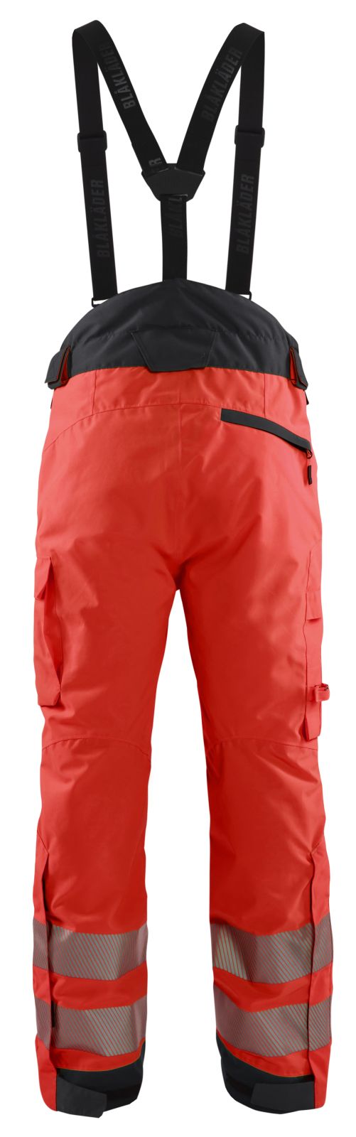 Blaklader Werkbroeken 18751977 fluo rood-zwart(5599)