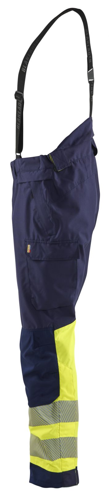 Blaklader Werkbroeken 18771977 marineblauw-fluo geel(8933)