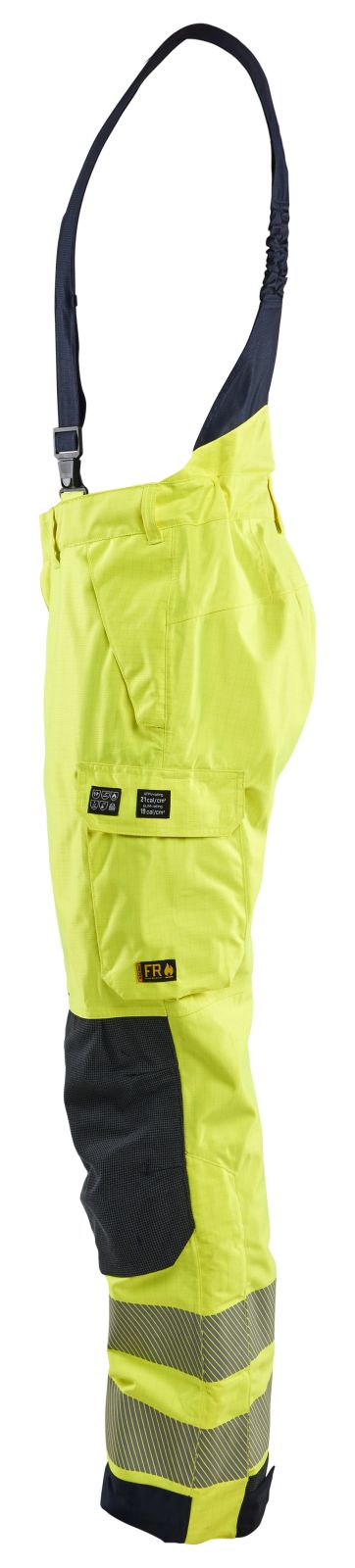 Blaklader Werkbroeken 18811532 fluo geel-marineblauw(3389)