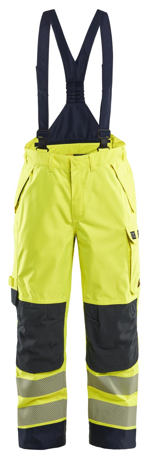 Blaklader Werkbroeken 18811532 fluo geel-marineblauw(3389)