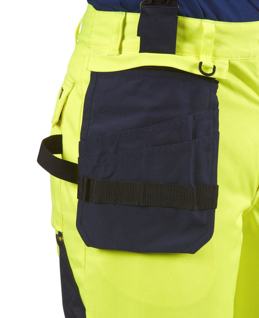 Blaklader Broeken 18851900 HiVis geel-marineblauw(3389)